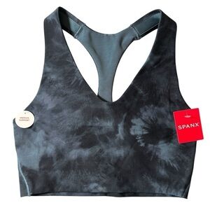 SPANX NWT Storm Tie Dye Longline Medium Impact Sports Bra XS